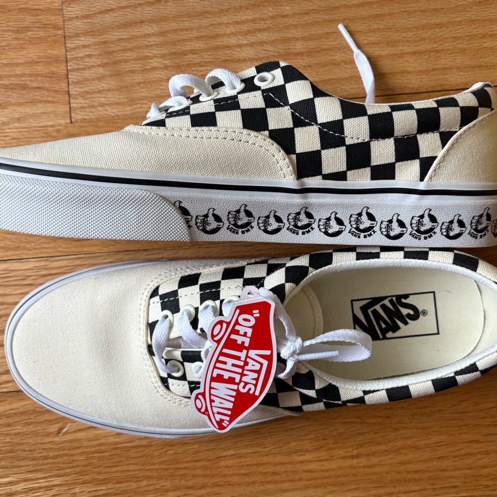 Vans Bmx Black & White Checkerboard “Thumbs Up” Shoes